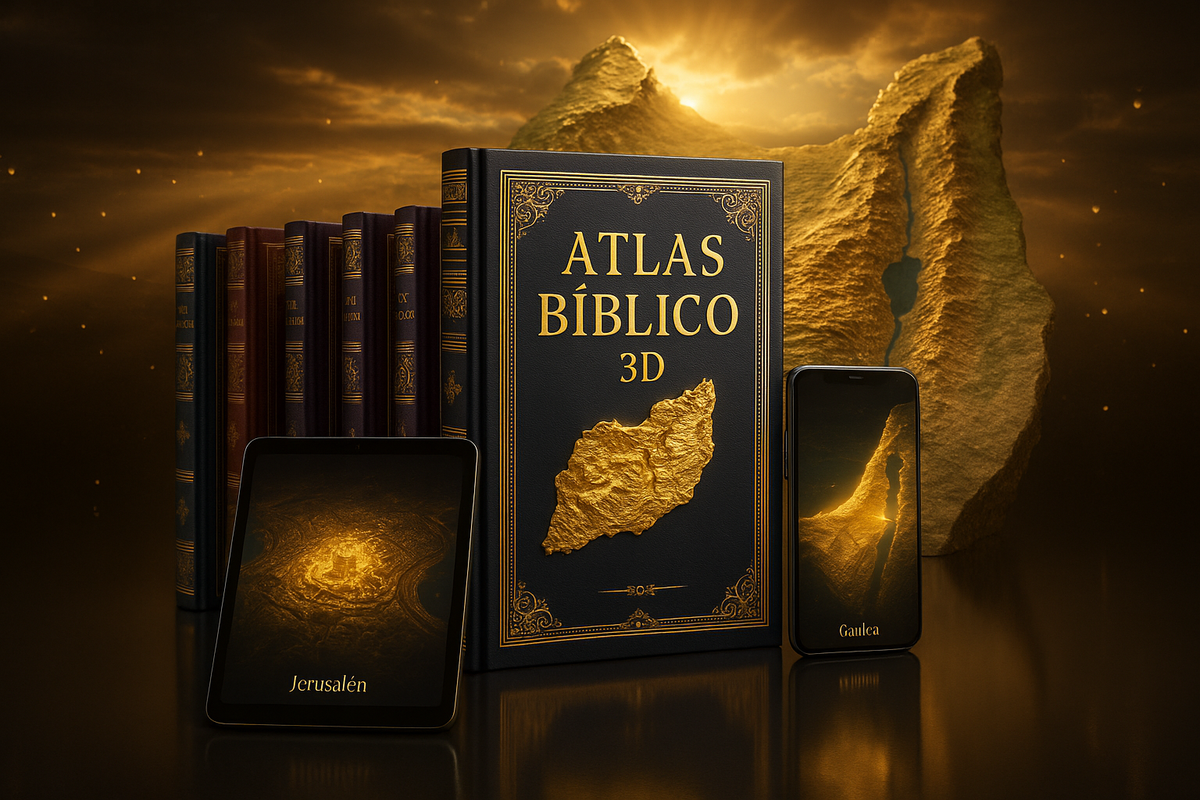 Atlas Bíblico 3D paquete completo